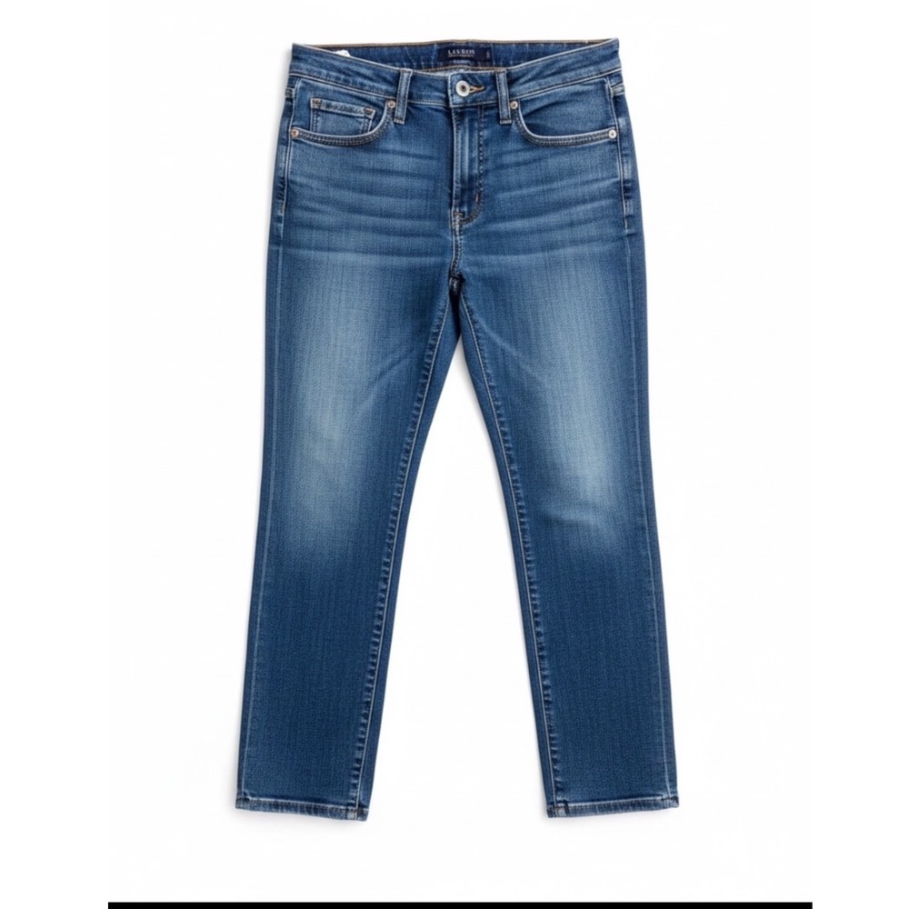 Lauren Ralph Lauren Straight Leg Jeans Womens 6 Blue Mid Rise Denim